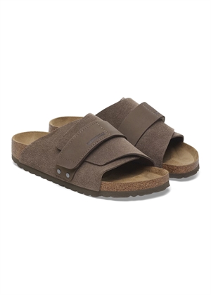Kyoto suede sandal Concrete Gray Birkenstock 